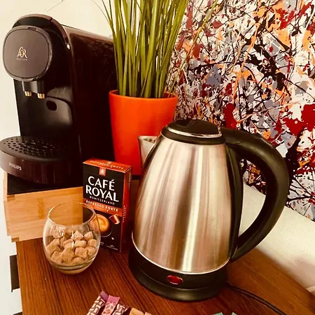 Daire La Colmarina Cosy 1 Bedroom Flat- Elevator Wifi & Private Parking-keybox *